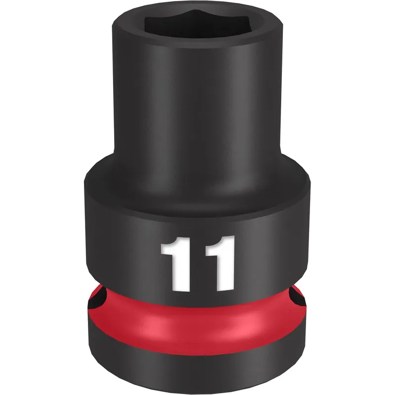 Shockwave 11 Mm X 1/2 In. Drive Metric/sae 6 Point Impact Socket