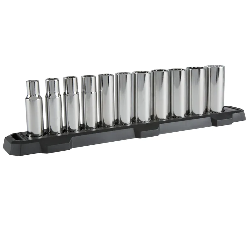 1/2 In. Drive Sae 12 Point Deep Socket Set - 11 Pieces