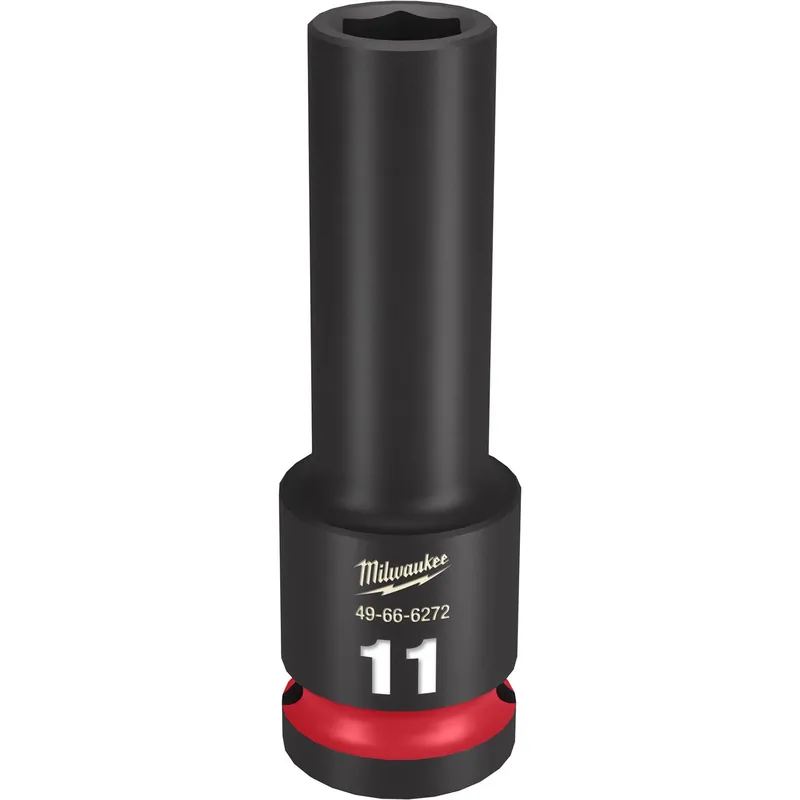 Shockwave 11 Mm X 1/2 In. Drive Deep Impact Socket - 6 Point