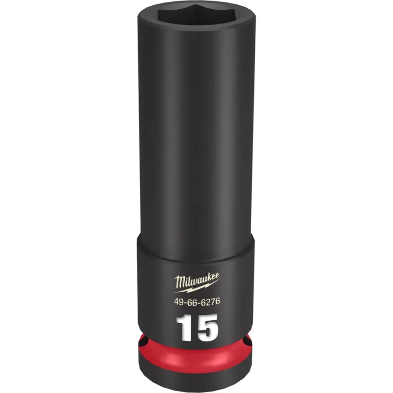 Shockwave 15 Mm X 1/2 In. Drive Deep Impact Socket - 6 Point