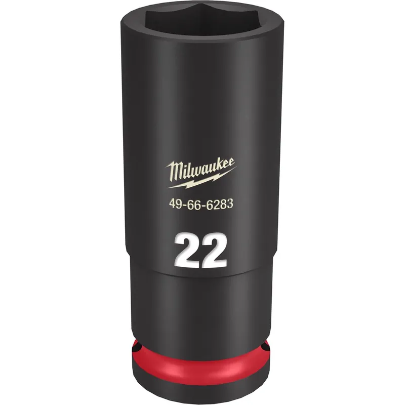 Shockwave 22 Mm X 1/2 In. Drive Deep Impact Socket 6 Point
