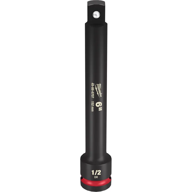 Milwaukee SHOCKWAVE 6 In. X 1/2 In. Drive SAE 6 Point Impact Rated Extension 1 Pc