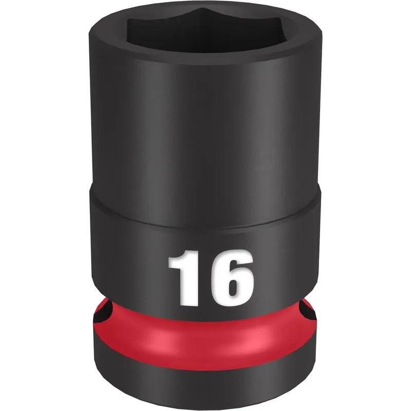 Shockwave 16 Mm X 1/2 In. Drive Metric/sae 6 Point Standard Impact Socket