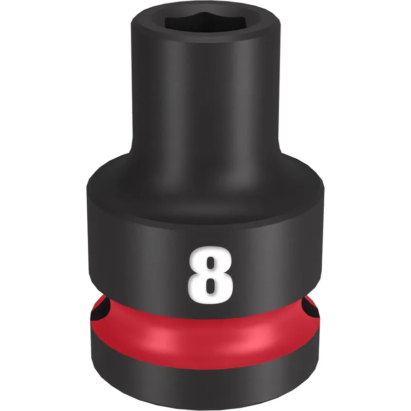 Shockwave 8 Mm X 1/2 In. Drive Metric/sae 6 Point Standard Impact Socket