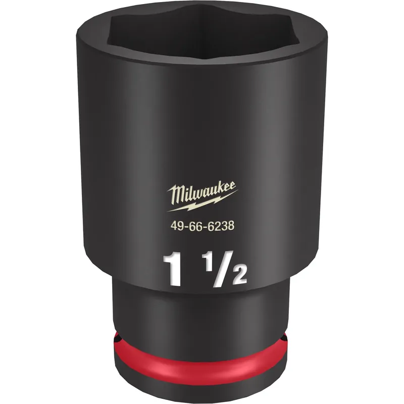 Shockwave 1-1/2 In. Deep 6 Point Impact Socket 1/2 In. Drive