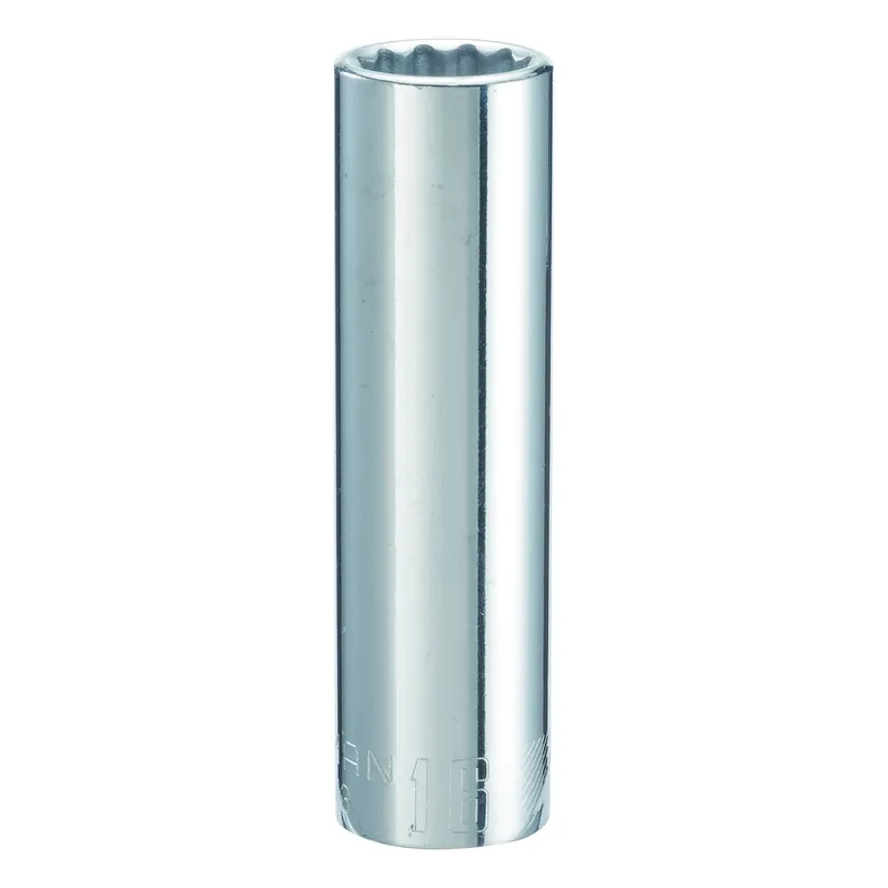 16 Mm X 1/2 In. Drive Metric 12 Point Deep Socket