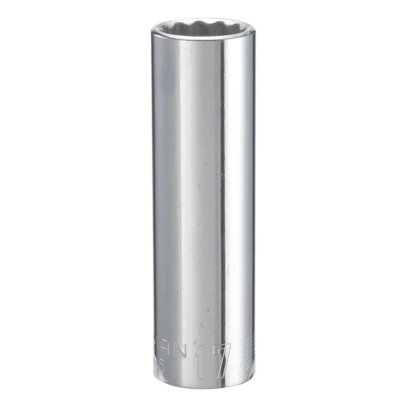 Craftsman 17 Mm X 1/2 In. Drive Metric 12 Point Deep Socket 1 Pc