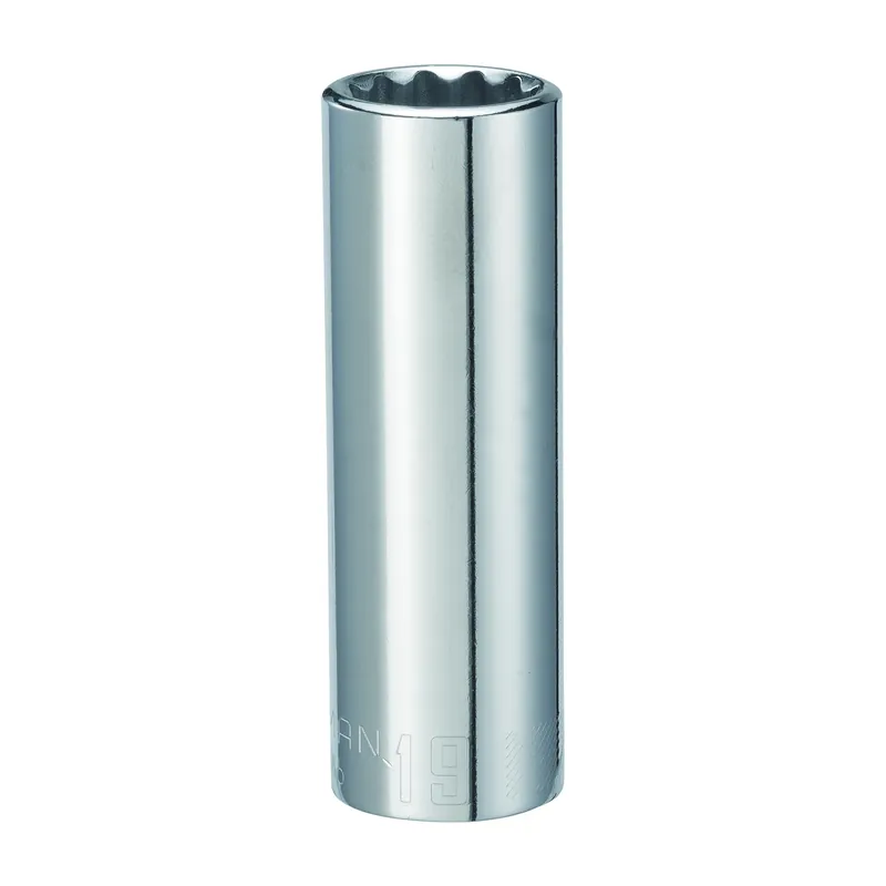 19 Mm X 1/2 In. Drive Metric 12 Point Deep Socket