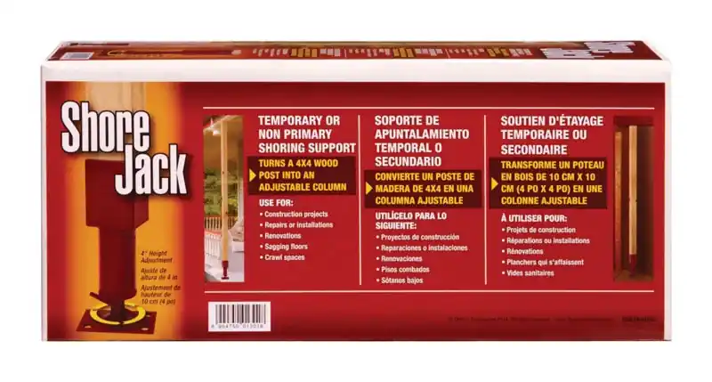 Shoring Jack, 4 In. Adjustable