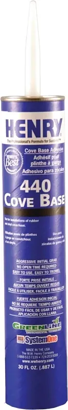 440 Cove Base Adhesive, 30-oz.