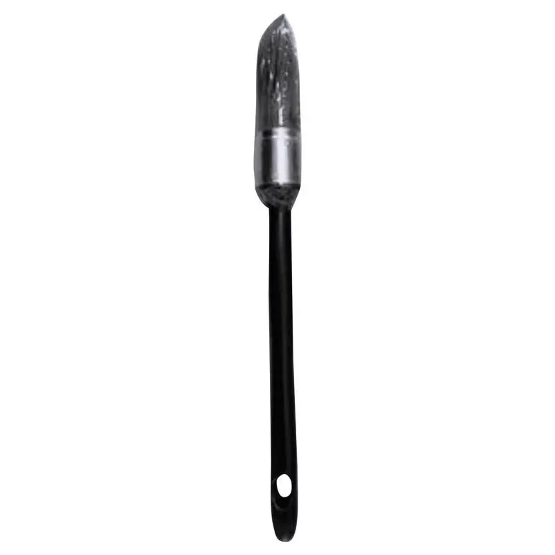 Home Plus 25 mm Round Trim Paint Brush – Polyester Bristles For Precise Ceiling, Baseboard & Door Frame Painting