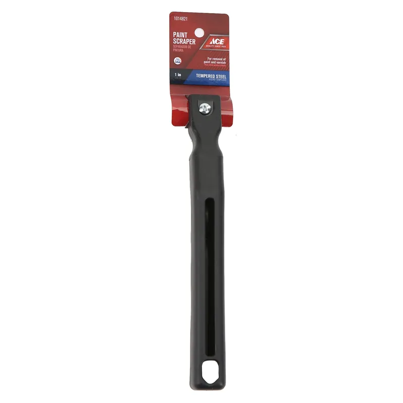 1 In. W High Carbon Steel Double Edge Paint Scraper With Comfortable Grip