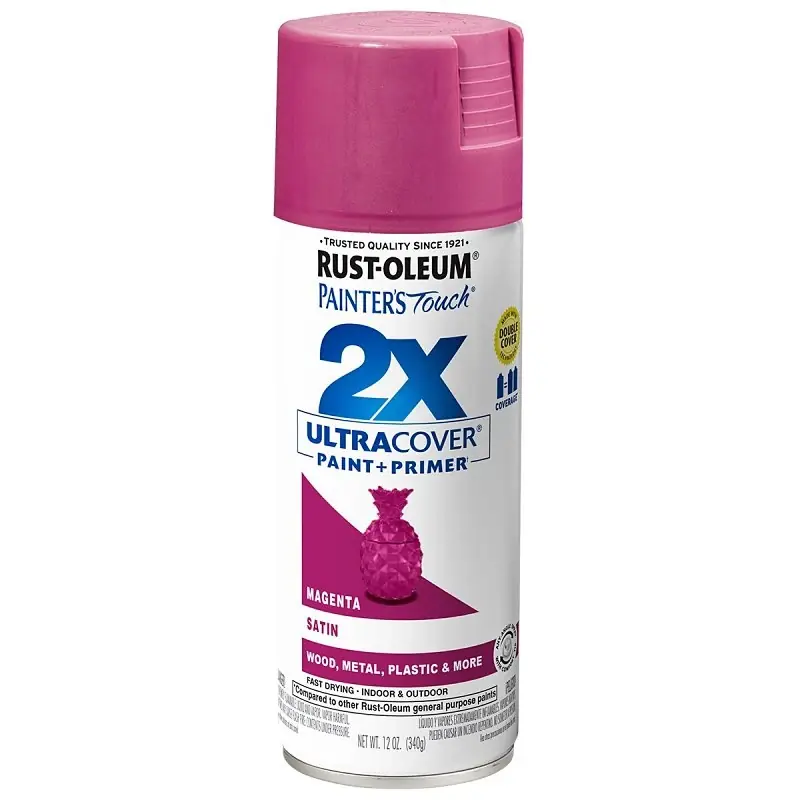 Painter‘s Touch 2X Spray Paint, Magenta, 12-oz.