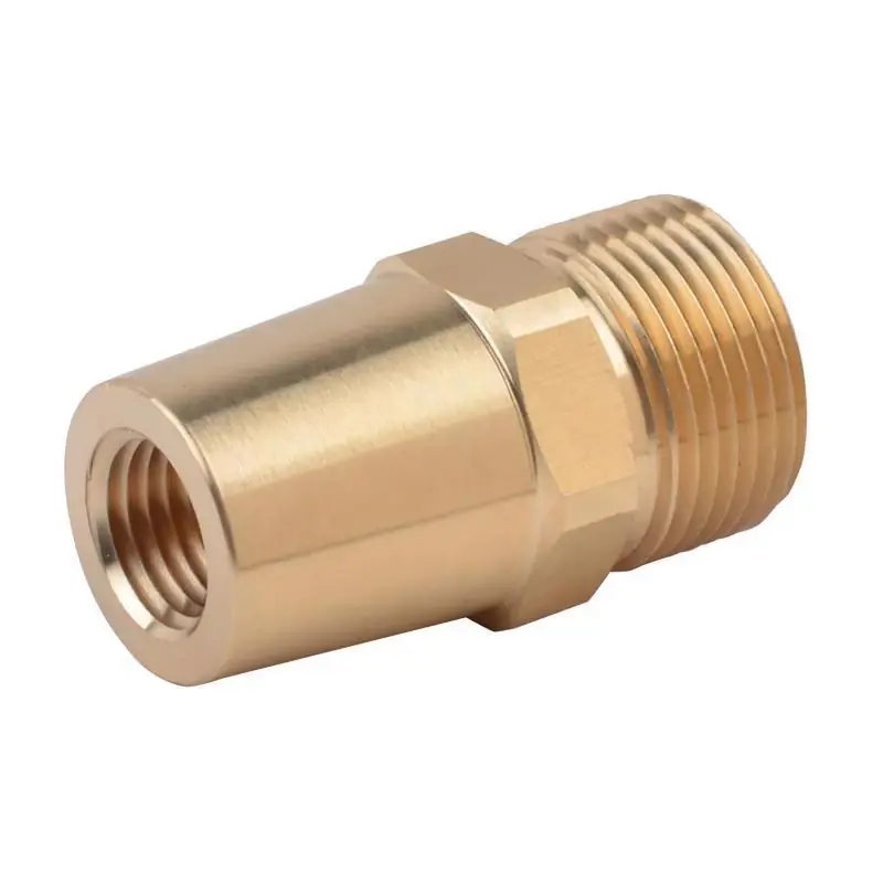 Surfacemaxx M22 Male X 1/4 Inch Female Npt Brass Screw Nipple 5800 Psi