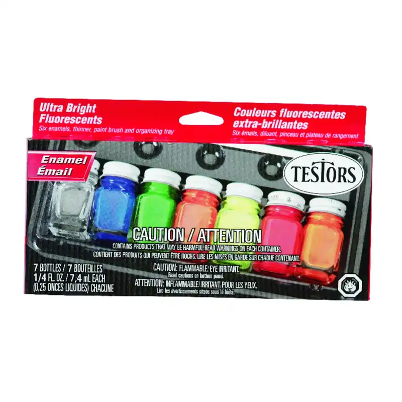 Testors Gloss Assorted Paint Kit 0.25 Oz