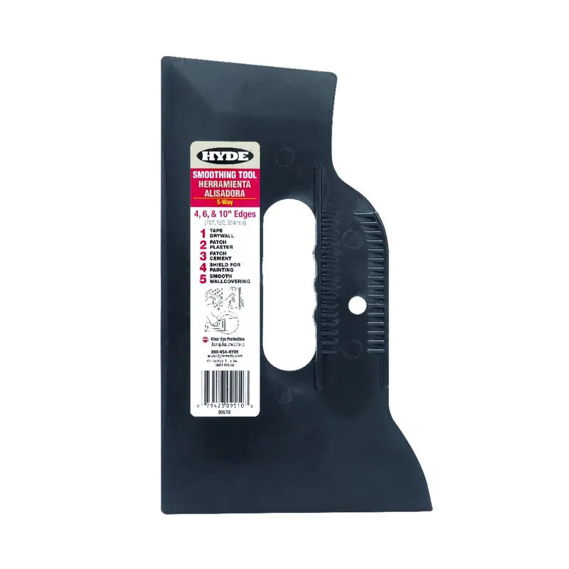 09510 3-edge Plastic Smoothing Tool - 4 In, 6 In, 10 In