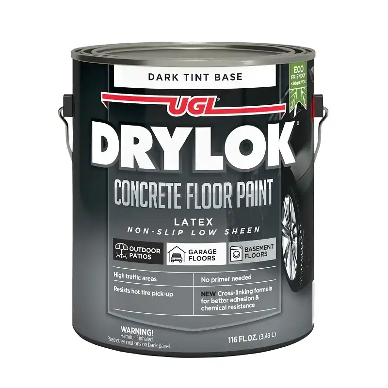Concrete Floor Paint, Non-Slip Dark Tint Base, Gallon