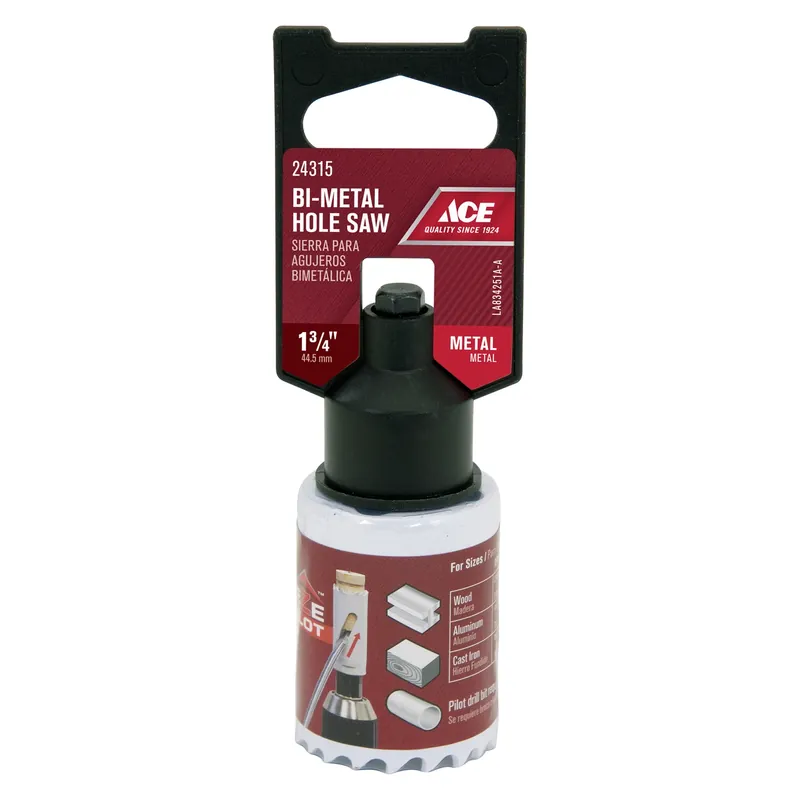 1-3/4 In. Bi-metal Variable Pitch Hole Saw With Arbor And M42 Tooth Edge