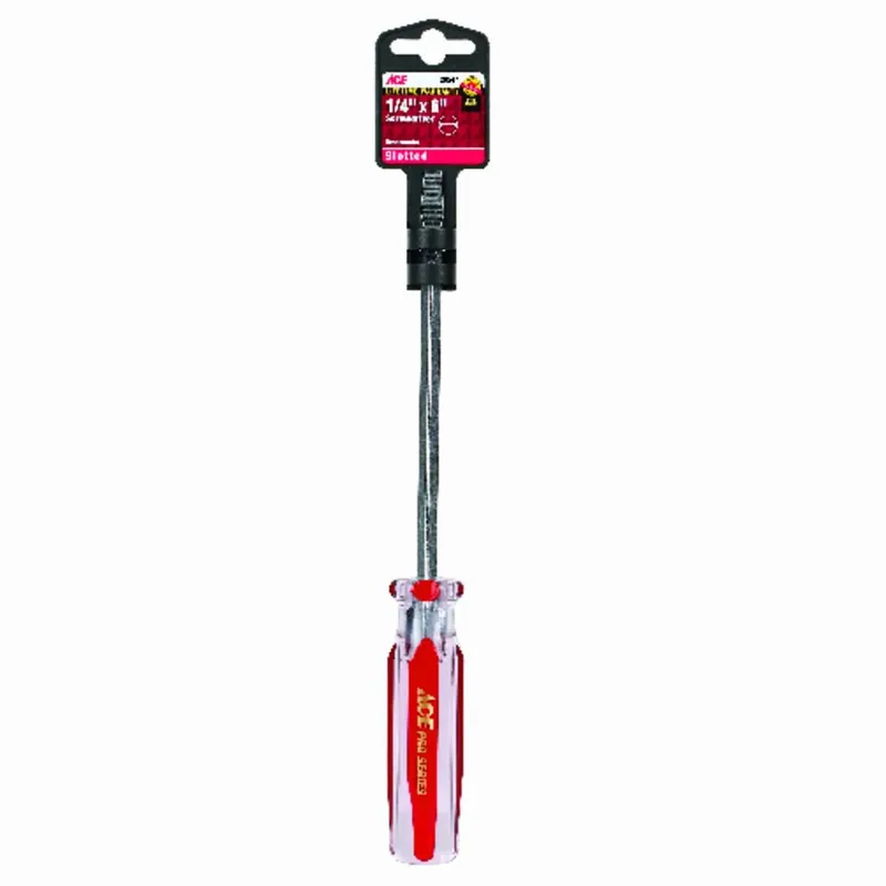 6 In. Slotted 1/4 In. Screwdriver With Chemical-resistant Handle - 1 Pc.