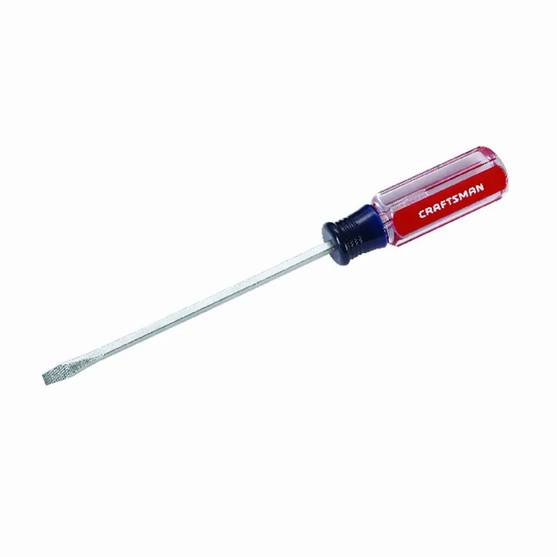 4 Inch Slotted Screwdriver With 1/8 Inch Tip And Butyrate Handle
