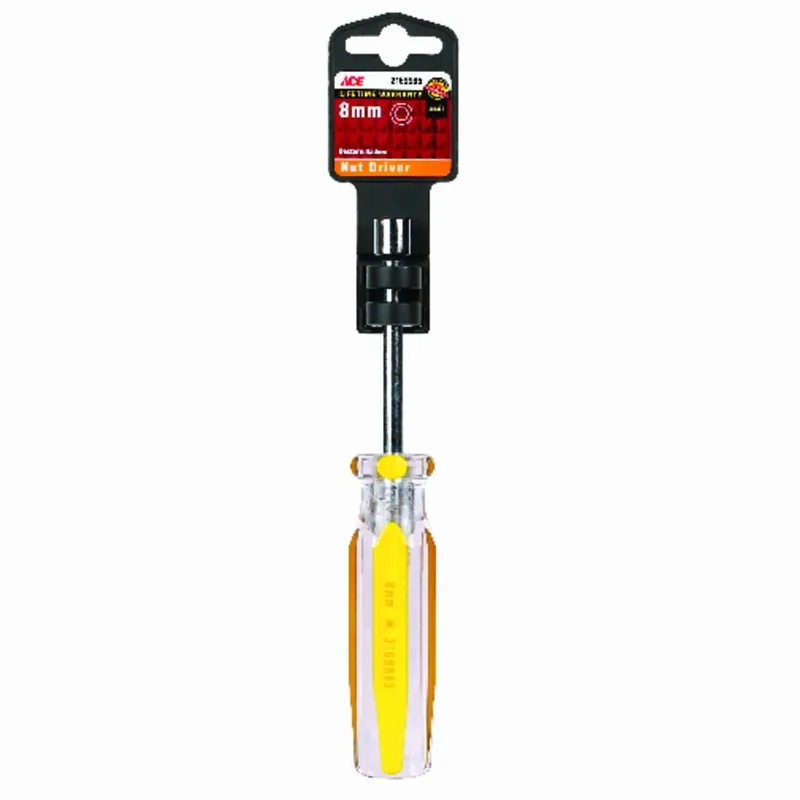 8 Mm Metric Nut Driver, 7 In. Length, Durable Alloy Steel, 1 Piece