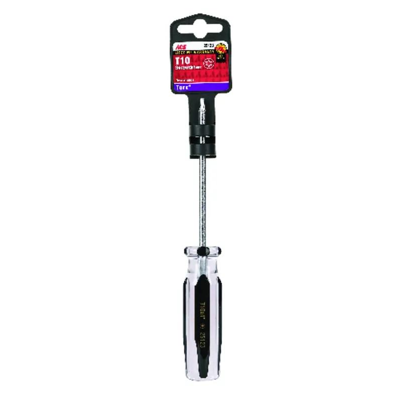 T10 Torx Screwdriver 4 In. Long With Chemical-resistant Handle