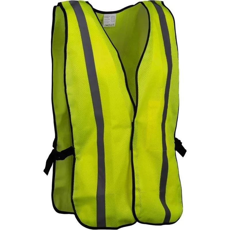 High‑Visibility Yellow Reflective Safety Vest – One‑Size Universal, ANSI‑Approved