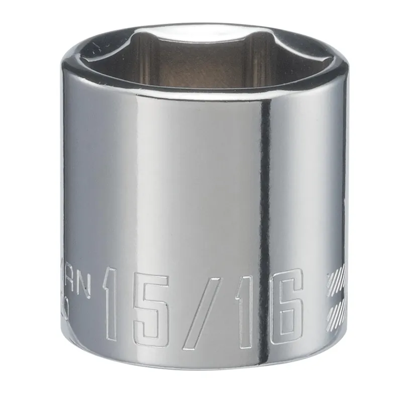 Craftsman 15/16 In. X 3/8 In. Drive Sae 6 Point Shallow Socket 1 Piece
