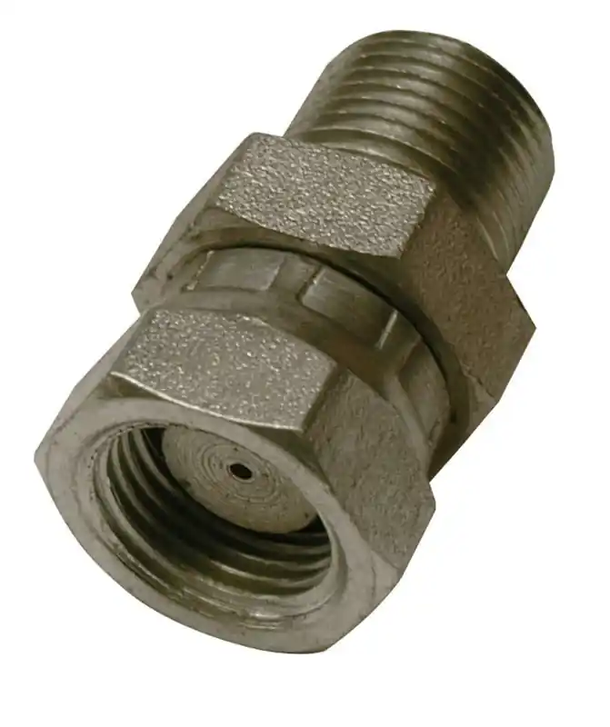 Apache Steel 3/8 In. D X 3/8 In. D Hydraulic Adapter 1 Pk