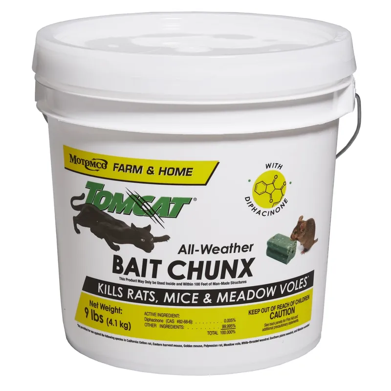 Chunx Rodent Bait, 1-oz. Squares, 9-Lbs.