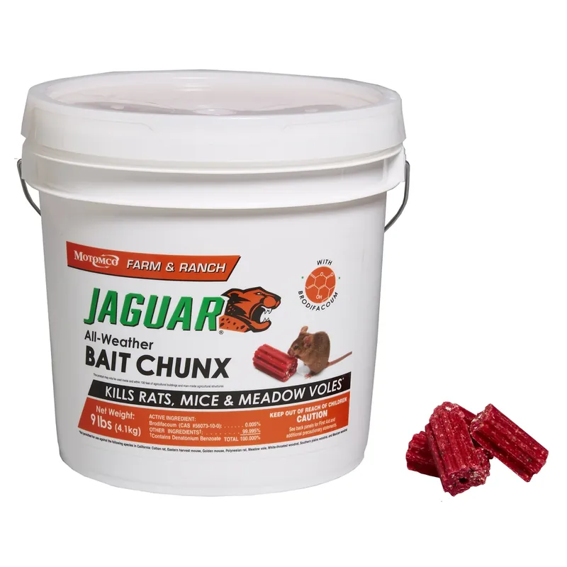 Chunx Rodent Bait, 20-Gram. Pieces, 9-Lbs.