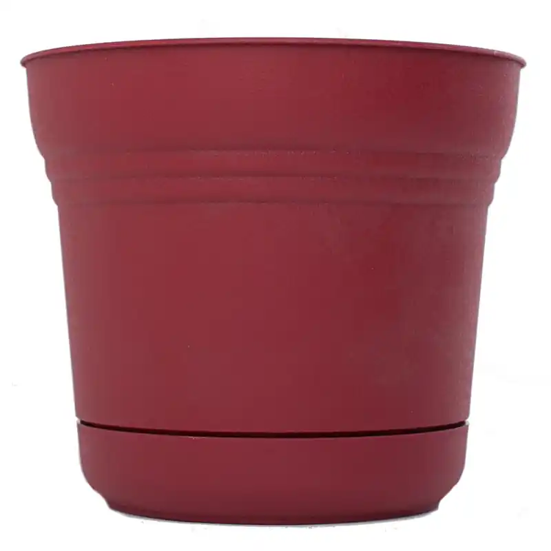 7 X 6.5 Union Red Saturn Plastic Planter By Bloem - Model Sp0712