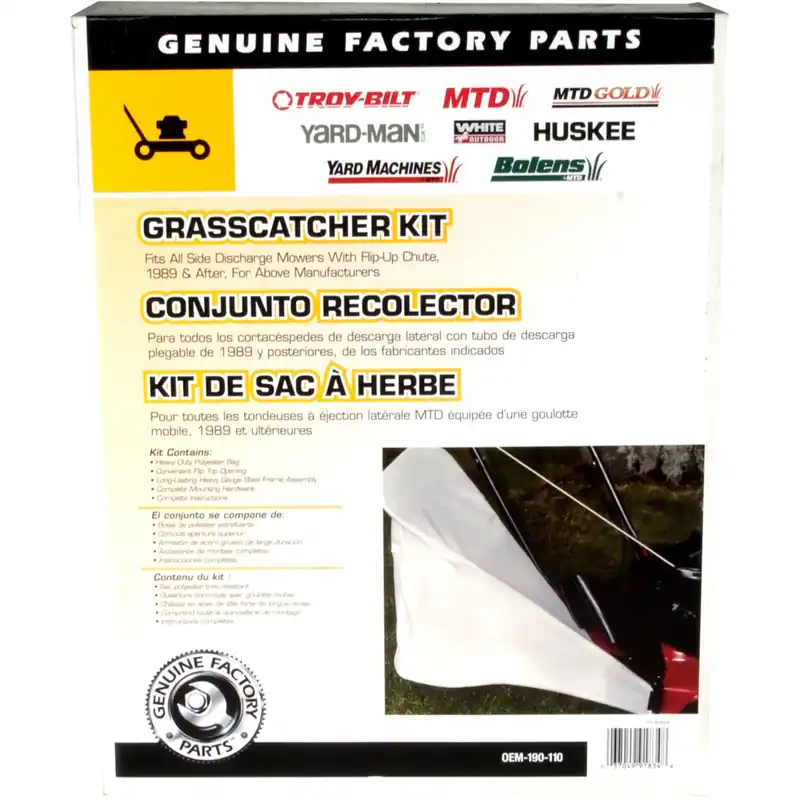 Oem-190-110 1.6-bushel Walk-behind Mower Bagger For Side Discharge Decks