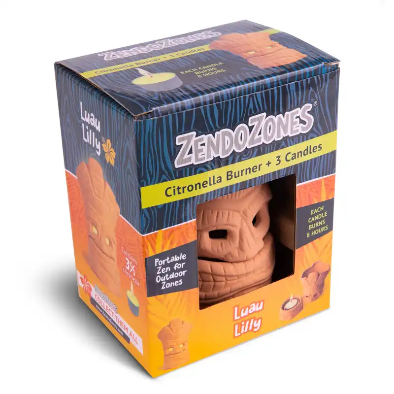 JT Eaton ZendoZones Citronella Candle Burner Candle For Mosquitoes 1 Pk
