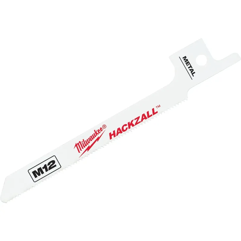3-1/2 In. 12 Teeth Per In. Hackzall Metal Cutting HACKZALL Reciprocating Saw Blades (5 Pack)
