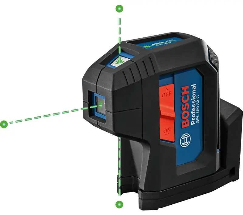 3-Point Self-Leveling Alignment Laser, Green Beam