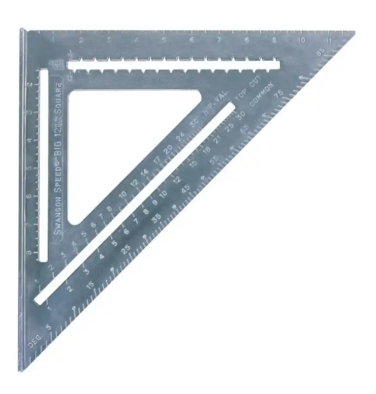 Big 12 Speed Square 12.25 In. L X 0.875 In. H Aluminum Tool