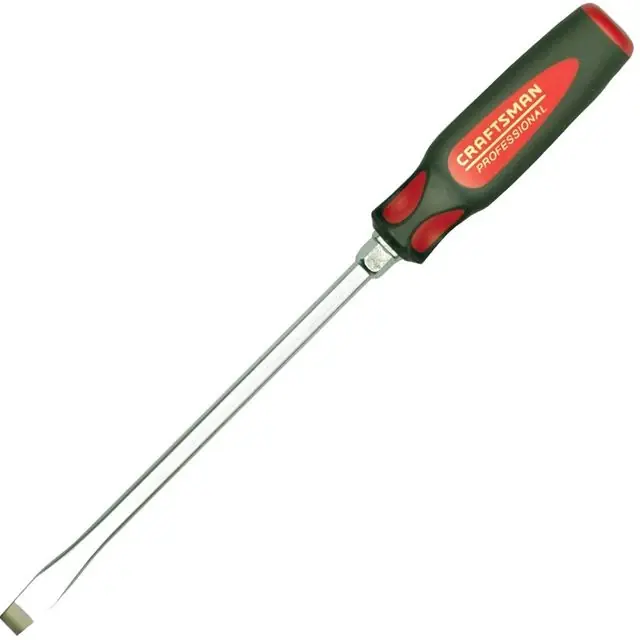 3/8 X 8 Inch Slotted Screwdriver For Precision Fastening