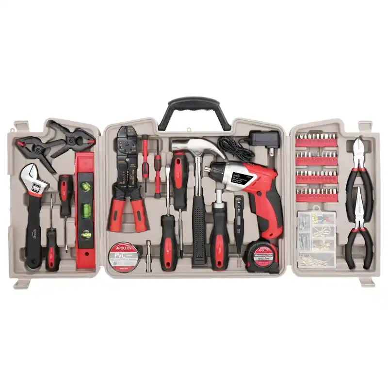 161 Piece Household Tool Kit - Complete Set For Home Repairs