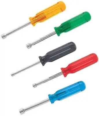 5-piece Nut Driver Set With 3-inch Shanks For Versatile Fastening