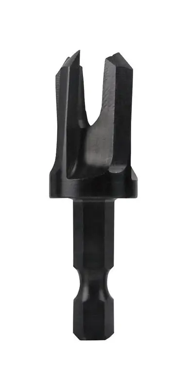 3/8 In. X 2 In. L Steel Tapered Plug Cutter Hex Shank 1 Pc