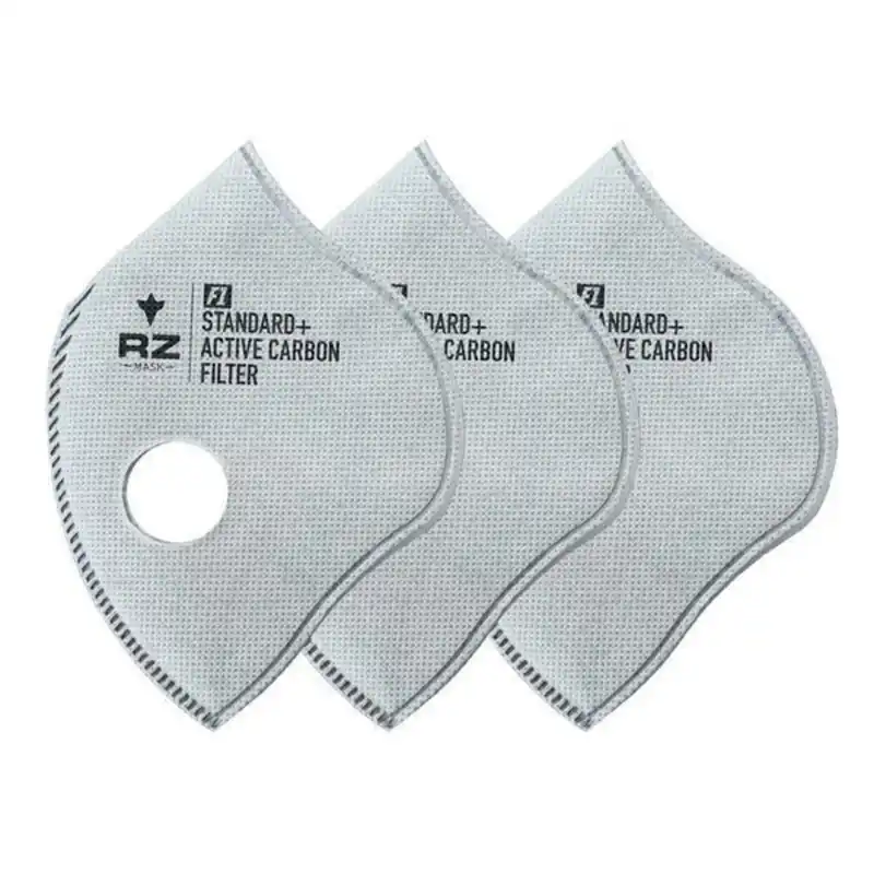 RZ Mask Multi-Purpose Replacement Active Carbon Filter F1 Gray XL 3 Pc