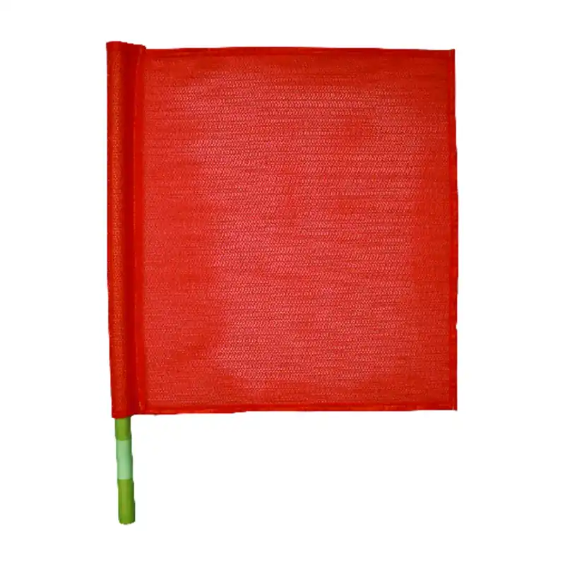 C.H. Hanson 24 In. Fluorescent Orange Safety Flags Polyvinyl 1 Pk