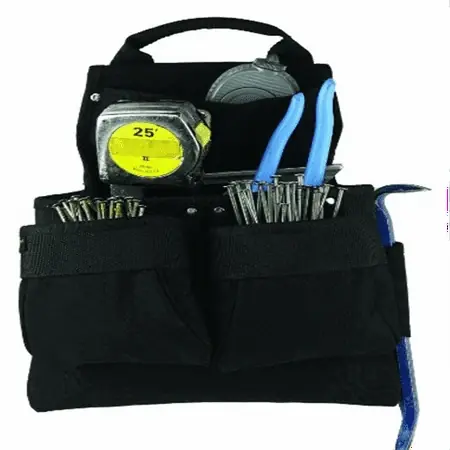 5836 Professional Framer‘s Nail And Tool Bag, 5-pocket Ballistic Poly