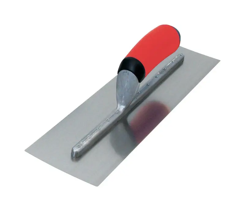 4 In. W X 16 In. L High Carbon Steel Finishing Trowel With Comfort Grip