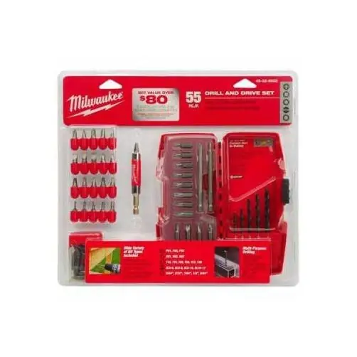 48-32-8002 55-piece Drill And Drive Set For Versatile Applications