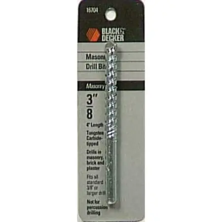 16734 Masonry Drill Bit 3/8 X 4 Inch - High Performance