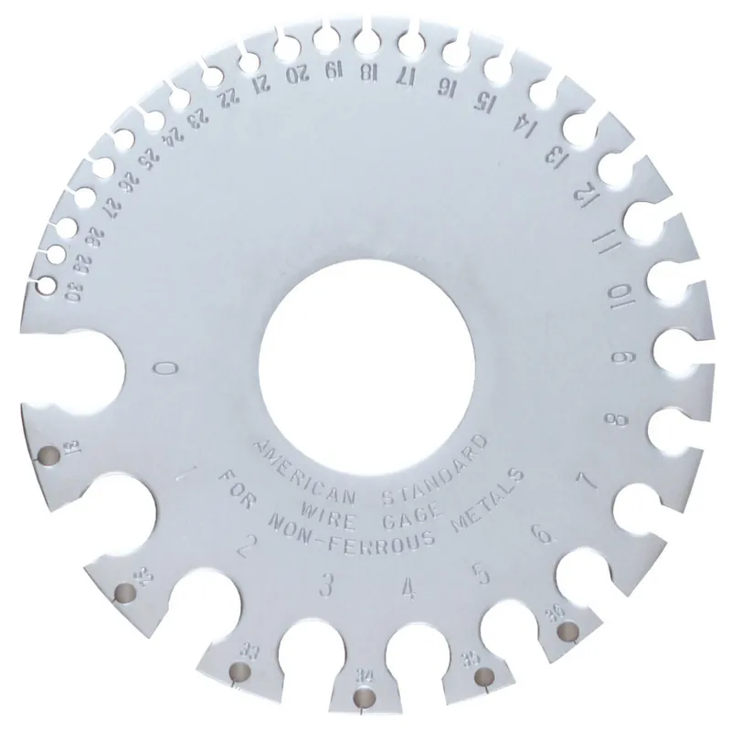 Tools 20 Wire Gauge, 0 To 36 In, Steel, 3.25 In Diameter
