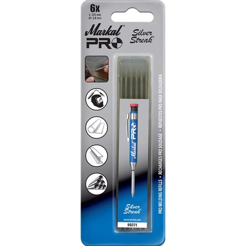 Pro Holder With Starter Lead - 6 Piece Set For Marking And Welding