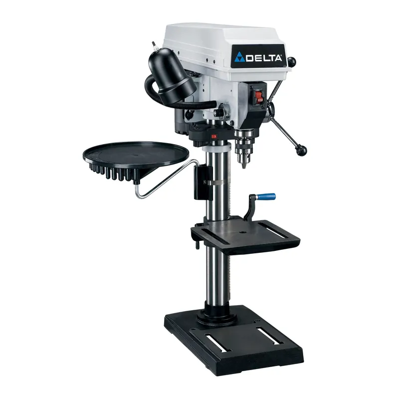 12 Inch Laser Crosshair Drill Press With Automatic Air Functionality